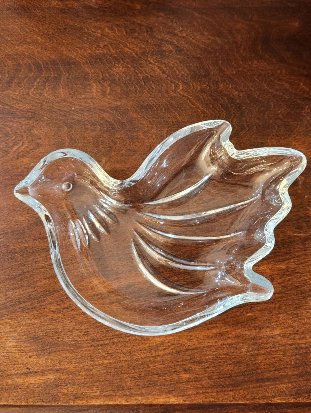 Mikasa Crystal Bird Dish